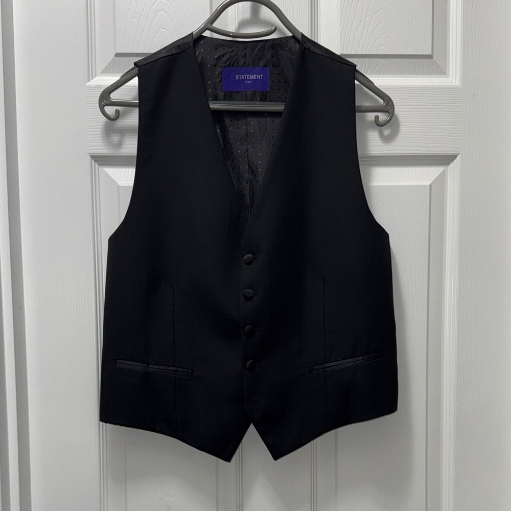 Elegant Black Men's Vest